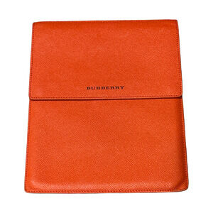 Burberry Orange Leather Apple iPad Mini Amazon Kindle Tablet Sleeve Case Cover